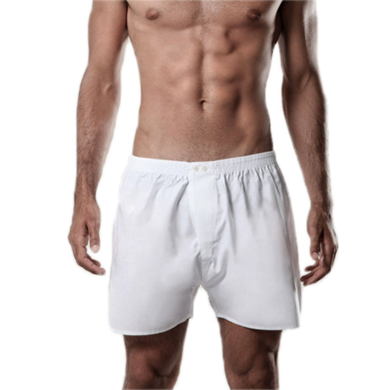 Boxer in stoffa con apertura davanti 100 % Cotone Made in 