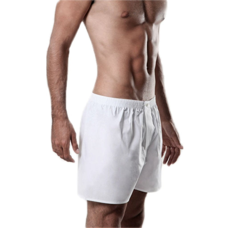 Boxer in stoffa con apertura davanti 100 % Cotone Made in 