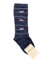 Calza Lunga in Caldo Cotone Art.2187 - 17/18 / Blu - CALZA 