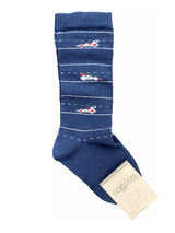 Calza Lunga in Caldo Cotone Art.2187 - 17/18 / COBALTO - 