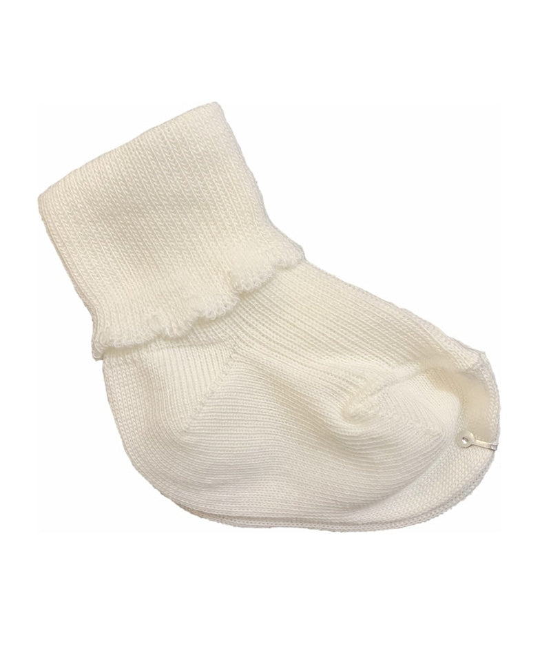 Calzino Baby 100 % Caldo Cotone art.4300C - 000 / Panna - 