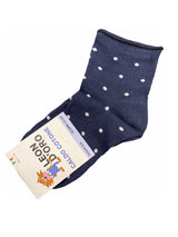 Calzino Bimba in Caldo Cotone ART. 052 - 23/28 / Blu/Bianco 