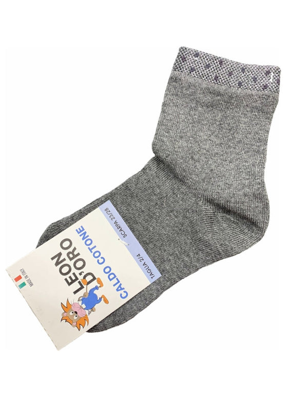 Calzino Bimba in Caldo Cotone ART. 053 - 23/28 / Antracite -