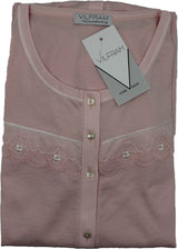 Camicia da notte in cotone art. 11215 - 42 / ROSA - CAMICIA 