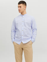 JJESUMMER BAND SHIRT L/S S22 NOOS 12196820 - CAMICIA UOMO