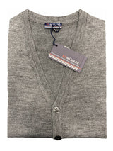 Cardigan Misto Lana Con Tasche art. 3.600 - Grigio / M - 