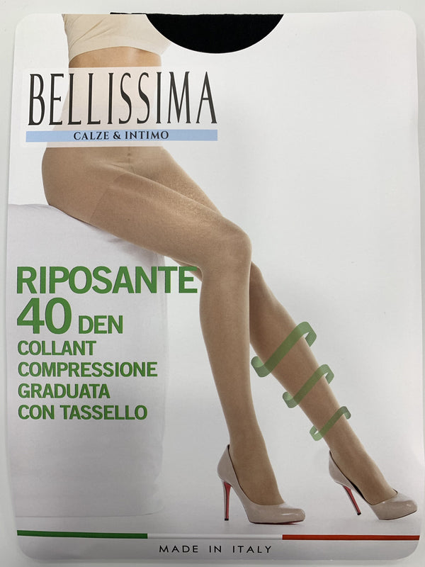 Collant Donna Riposante 40 Den Compressione Graduata con 