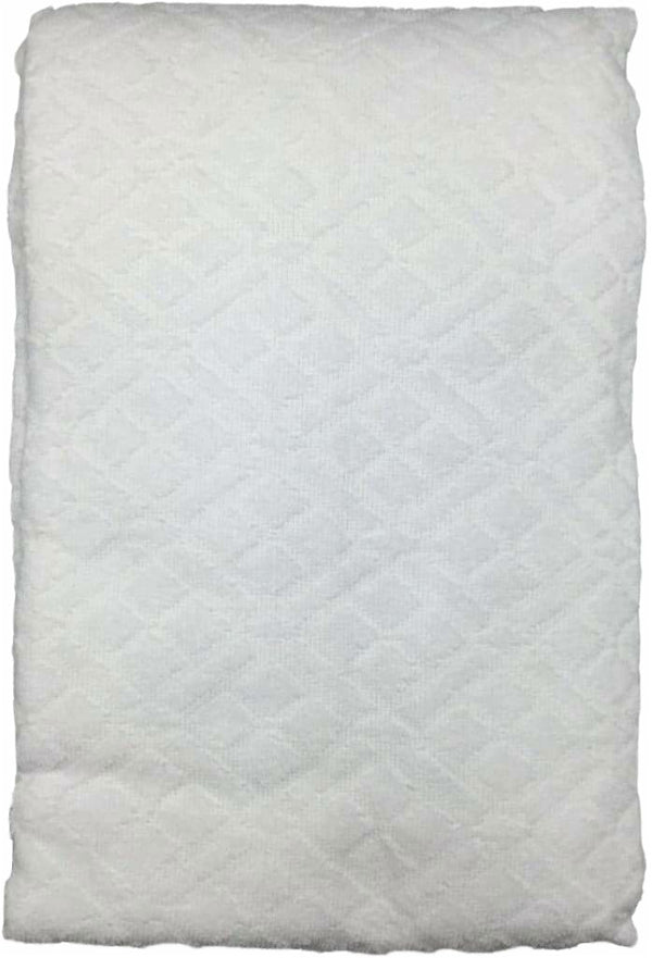 Copri materasso 1P con angoli - 90X200+25 / BIANCO - COPRI 