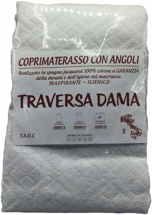 Copri materasso 1P con angoli - COPRI MATERASSO