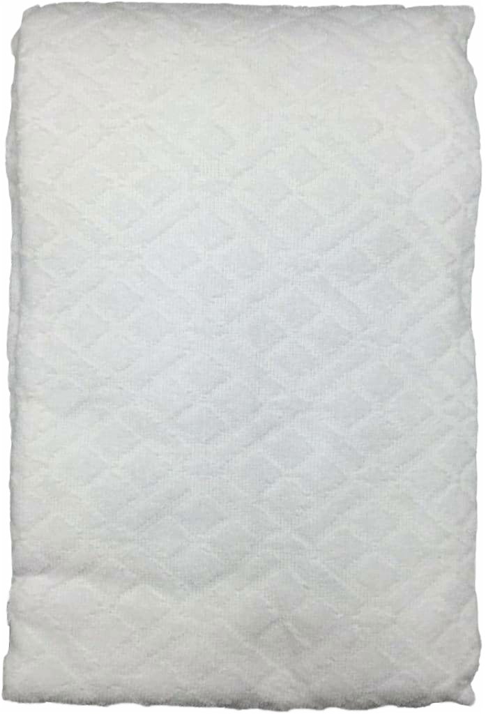 Copri materasso 1P E MEZZA con angoli - 90X200+25 / BIANCO -