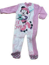 Ellepi Disney Pigiamone in Felpa WL 2009 LM - 6 Mesi / Rosa