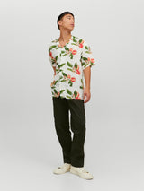 JORLUKE FLORES RESORT SHIRT SS SN 12227625 - CAMICIA UOMO