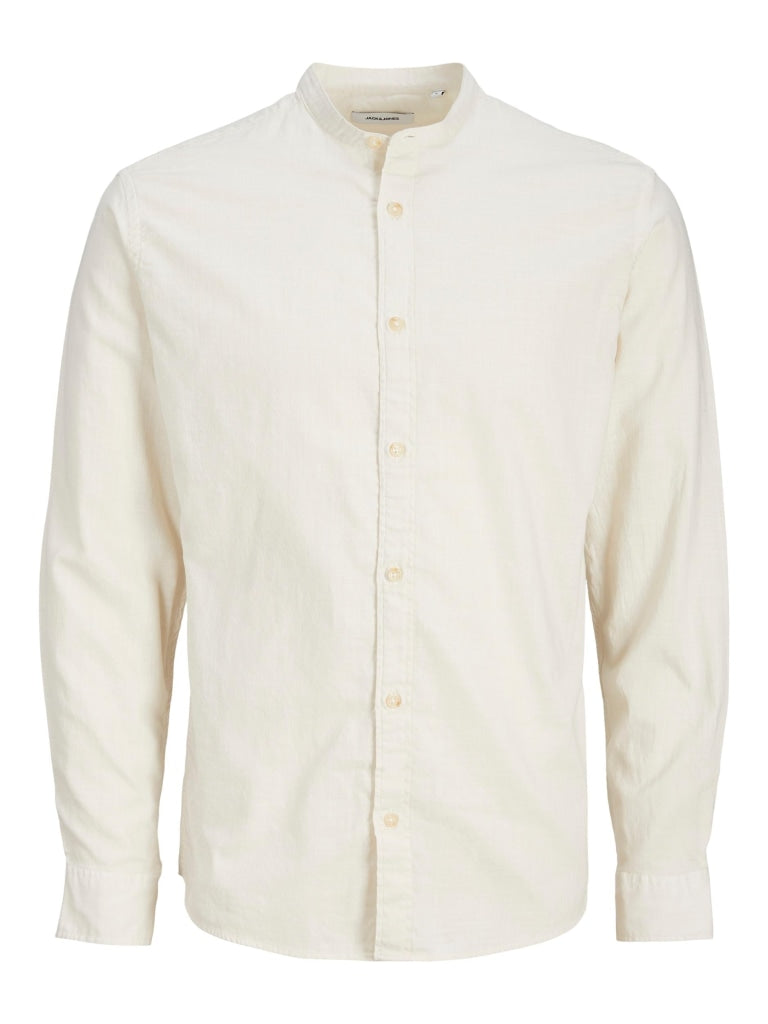 JJSLUB BAND SHIRT LS PLS 12231763 - CAMICIA UOMO