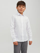 JJJOE SHIRT LS PLAIN NOOS JNR 12223343 - ABBIGLIAMENTO BIMBO