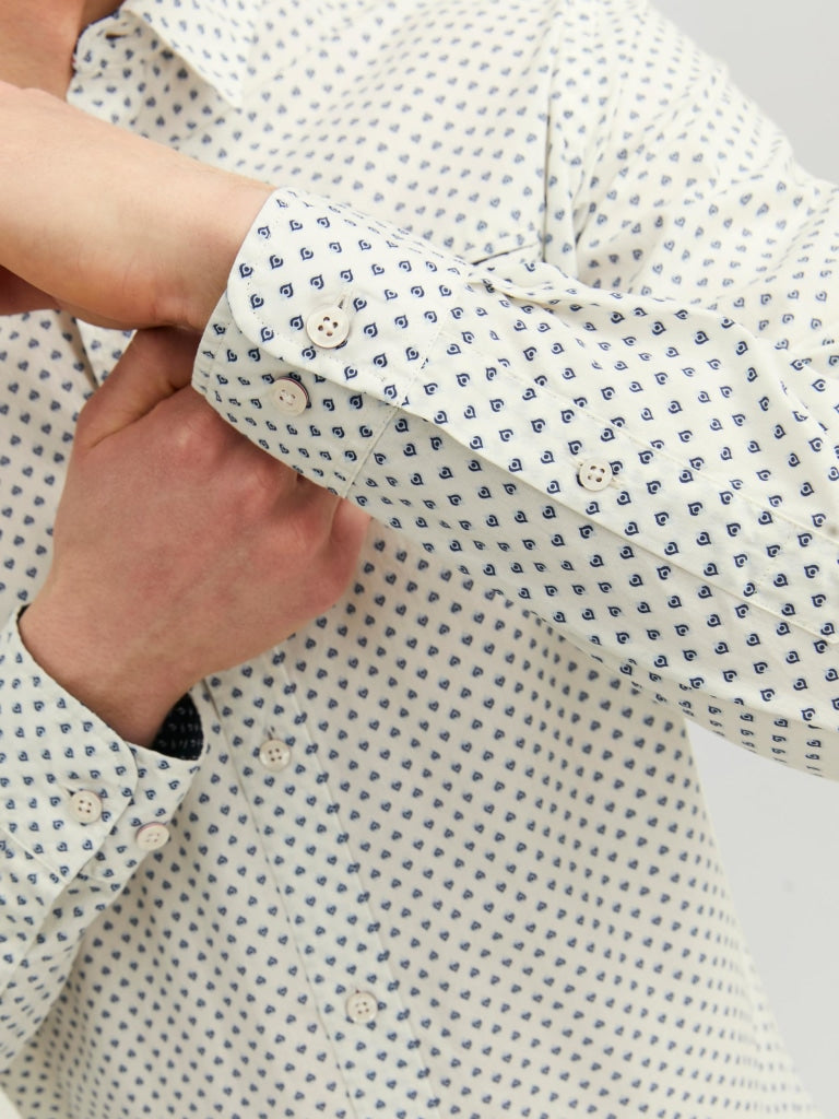 JJEREMY DETAIL SHIRT LS NOOS 12235969 - CAMICIA UOMO