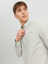 JJEREMY DETAIL SHIRT LS NOOS 12235969 - CAMICIA UOMO