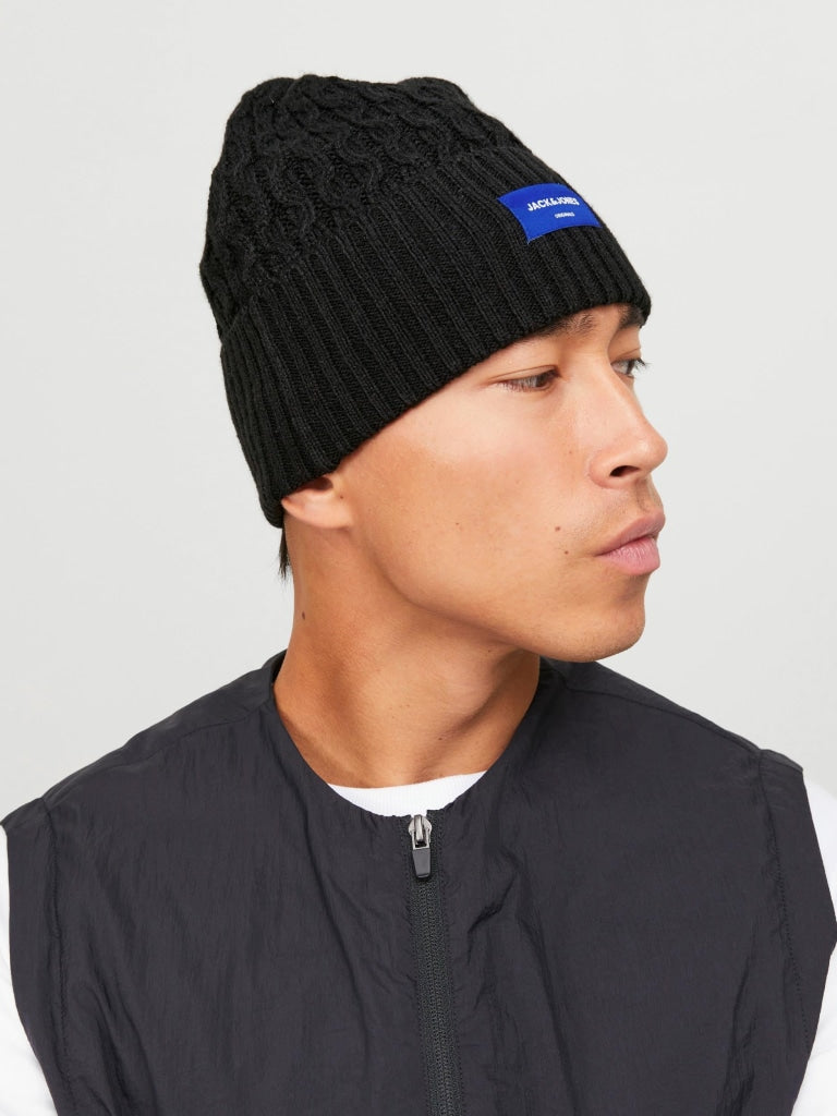 JACCOSY CABLE KNIT BEANIE 12247260 - CAPPELLO UOMO INVERNALE