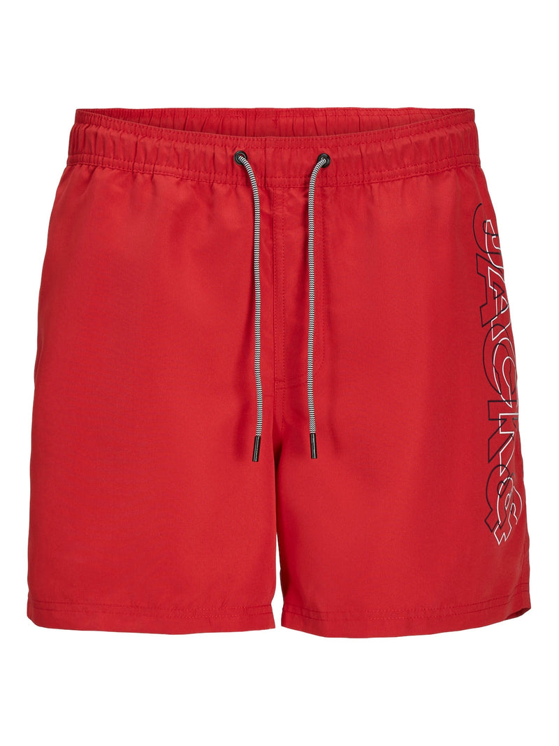 JPSTFIJI JJSWIM DOUBLE LOGO SN LY 12253118 - True Red / L-