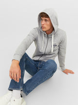 JJMIKK SWEAT ZIP HOOD 12236179 - MAGLIERIA & FELPE UOMO