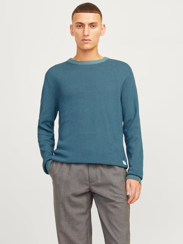 JJEGLOBE KNIT CREW NECK NOOS 12258139 - MAGLIERIA & FELPE