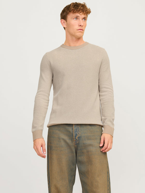 JJEGLOBE KNIT CREW NECK NOOS 12258139 - MAGLIERIA & FELPE