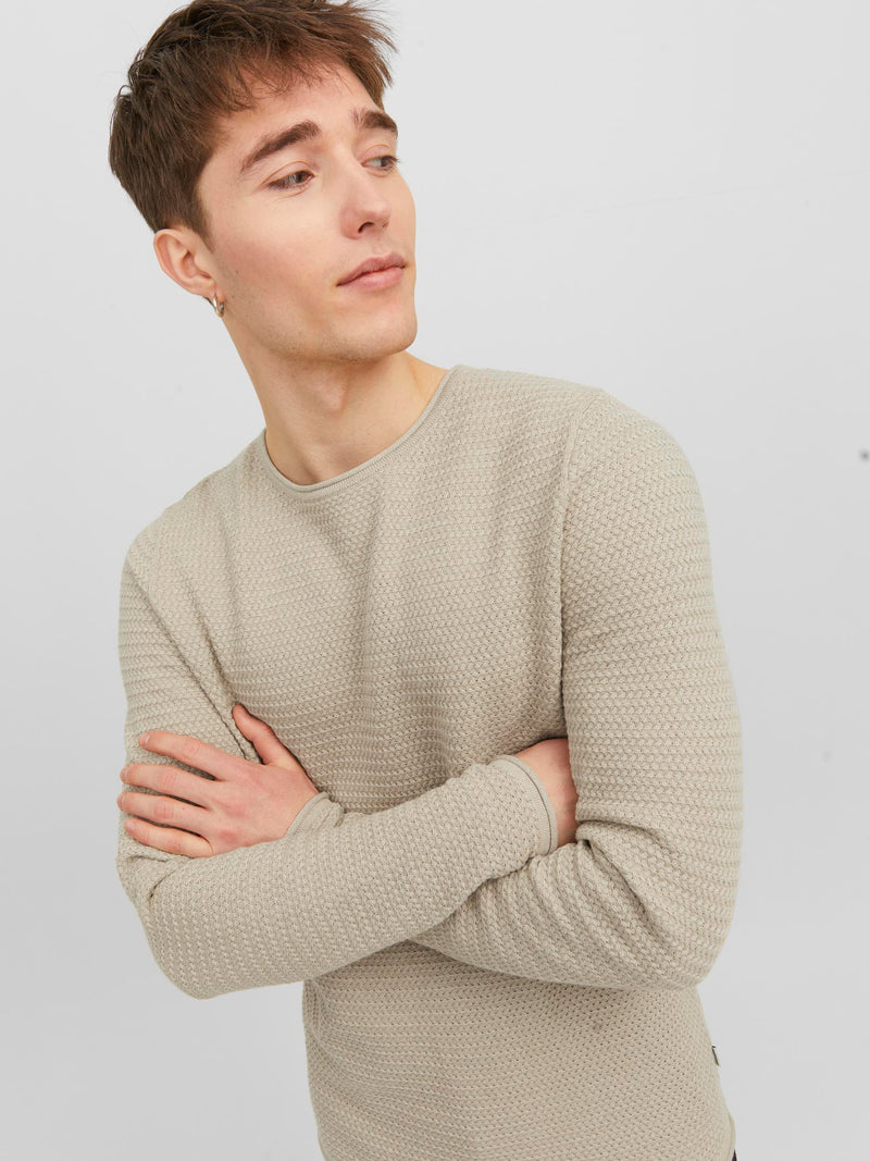 JPRBLUMIGUEL KNIT CREW NECK NOOS.12238557 - MAGLIERIA &