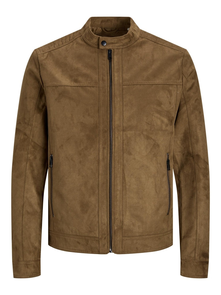 Jack & Jones JJEWARNER JACKET NOOS 12182461 - COGNAC / L- - 