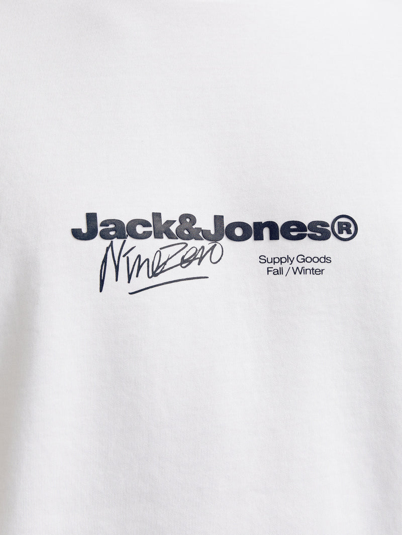 Jack & Jones Maglietta in Cotone Manica Lunga 12265426