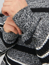 JCOTWIST STRIPED KNIT CREW NECK 12243000 - MAGLIERIA & FELPE