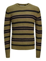 JCOTWIST STRIPED KNIT CREW NECK 12243000 - MAGLIERIA & FELPE