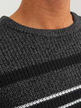 JCOTWIST STRIPED KNIT CREW NECK 12243000 - MAGLIERIA & FELPE