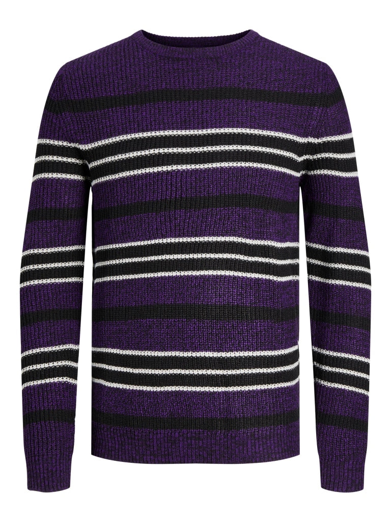 JCOTWIST STRIPED KNIT CREW NECK 12243000 - MAGLIERIA & FELPE