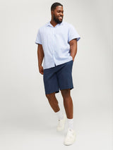 JPSTDAVE JJLINEN BLEND SHORTS PLS 12235793 - BERMUDA UOMO