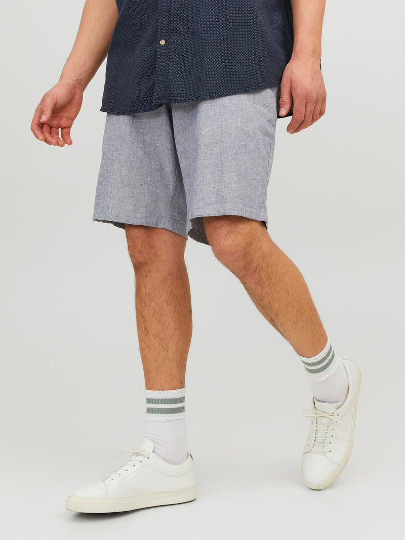 JPSTDAVE JJLINEN BLEND SHORTS PLS 12235793 - BERMUDA UOMO