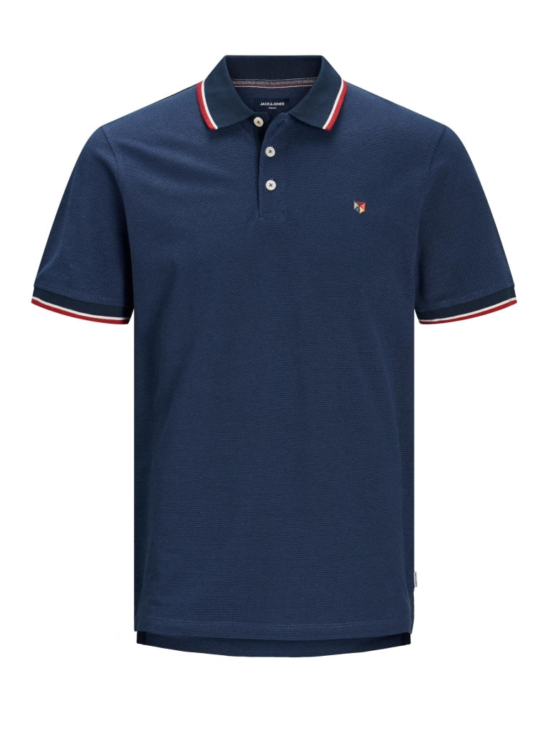 Jack & Jones Plus Polo Uomo TAGLIE FORTI 12177406 - Navy 