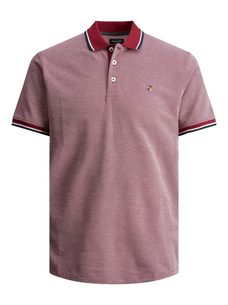 Jack & Jones Plus Polo Uomo TAGLIE FORTI 12177406 - Red 