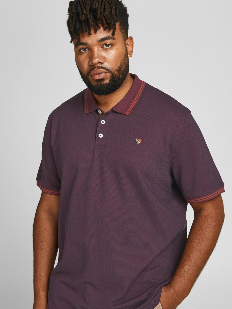 Jack & Jones Plus Polo Uomo TAGLIE FORTI 12177406 - T-SHIRT 