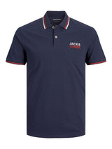 JJATLAS POLO SS JNR 12224232 - Navy Blazer / 152 -