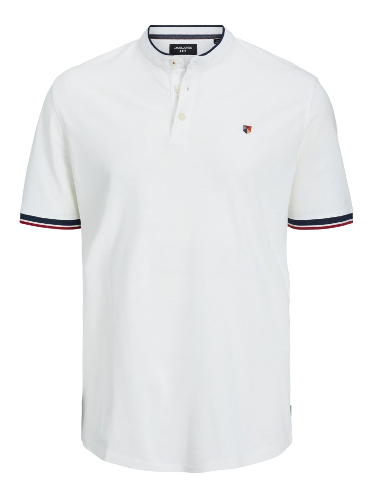 JPRBLUWIN MAO POLO SS LN PLS 12240712 - Cloud Dancer / EU2XL