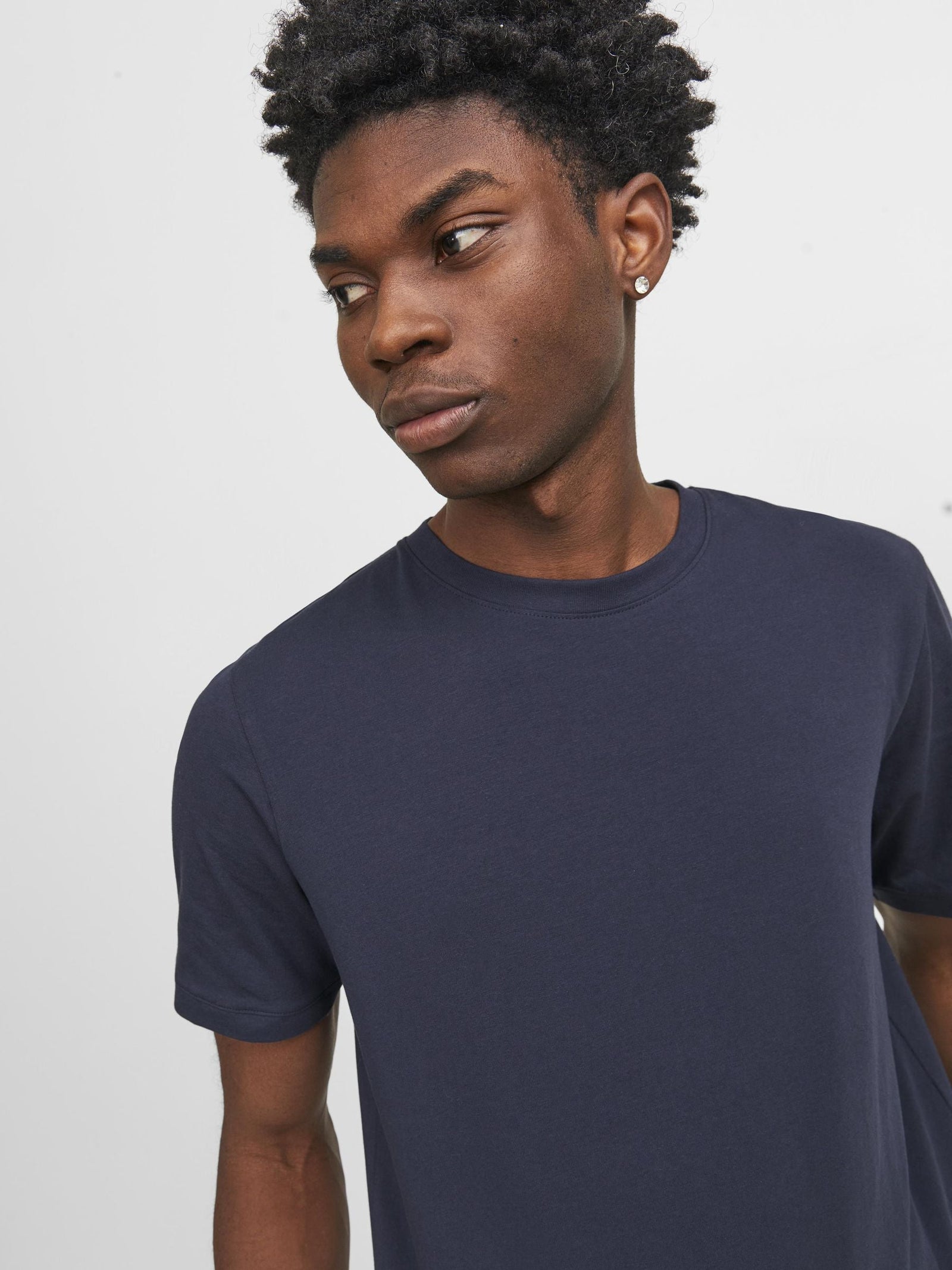 T-Shirt Uomo Jack & Jones Dial - Slim Fit, Girocollo, 100% Cotone, Manica Corta