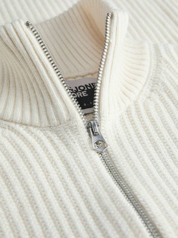 JCOGRID KNIT HALF ZIP 12283177 - MAGLIERIA & FELPE UOMO