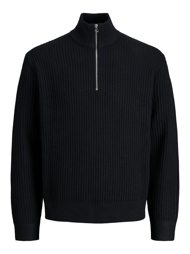 JCOGRID KNIT HALF ZIP 12283177 - MAGLIERIA & FELPE UOMO