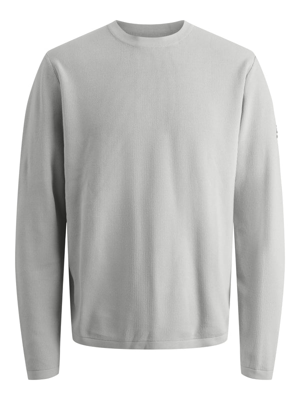 JCOSTANCE KNIT BADGE CREW NECK 12283677 - MAGLIERIA & FELPE