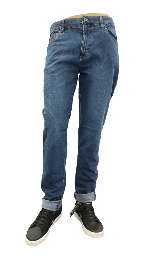 Jeans Uomo 5 Tasche Regular Fit Super Stretch 11704 1F87 