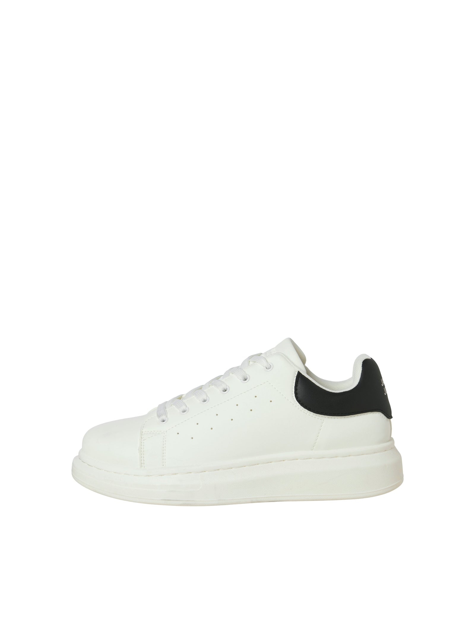 JACK & JONES Jfwlancaster PU – Sneaker Uomo In Pelle Sintetica, Bianco, Taglia 43 EU – Look Casual Primaverile