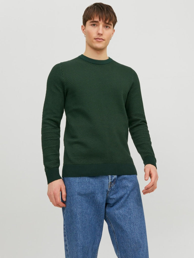 JJEATLAS KNIT CREW NECK NOOS 12212816 - MAGLIERIA & FELPE