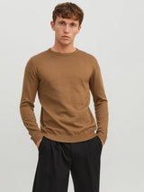JJEBASIC KNIT CREW NECK NOOS 12137190 - MAGLIERIA & FELPE