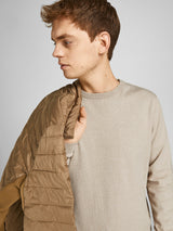 JJEBASIC KNIT CREW NECK NOOS 12137190 - MAGLIERIA & FELPE