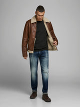 JJEBASIC KNIT CREW NECK NOOS 12137190 - MAGLIERIA & FELPE