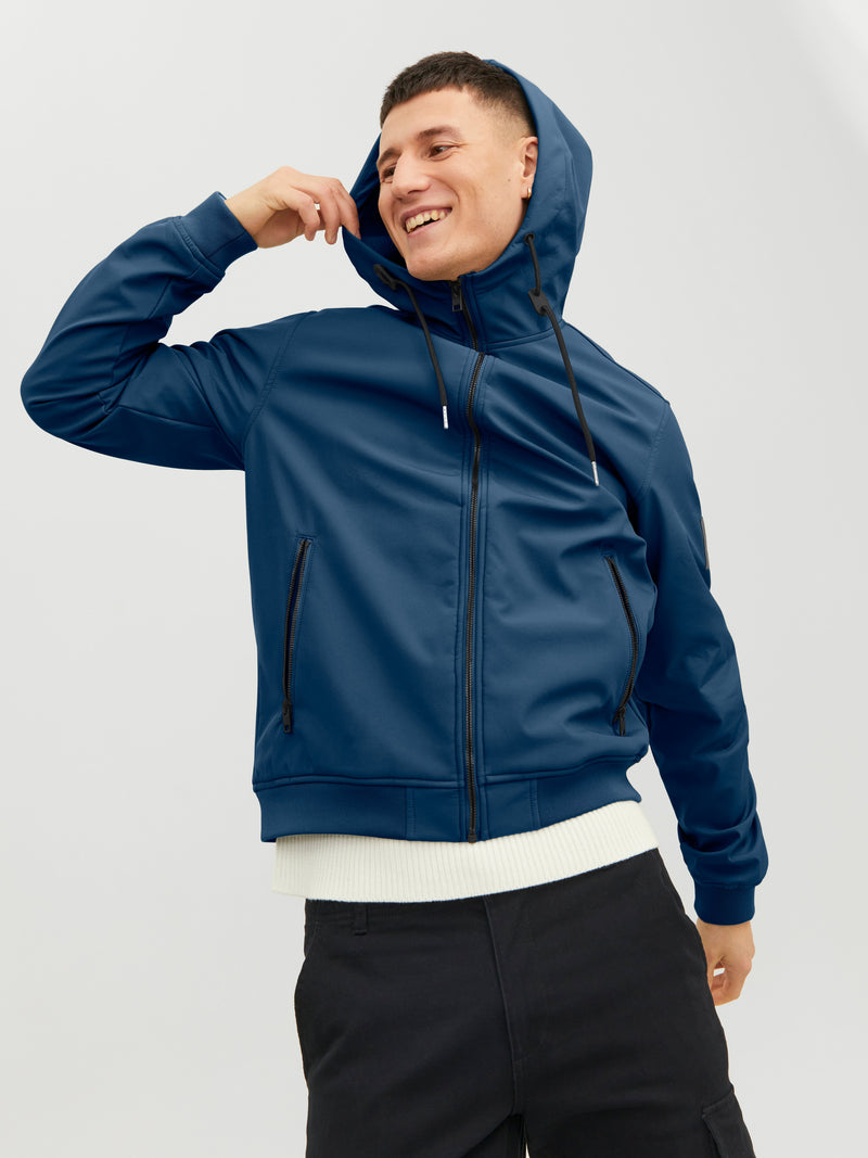 JJEBASIC SOFTSHELL HOOD NOOS 12236300 GIUBBOTTO UOMO